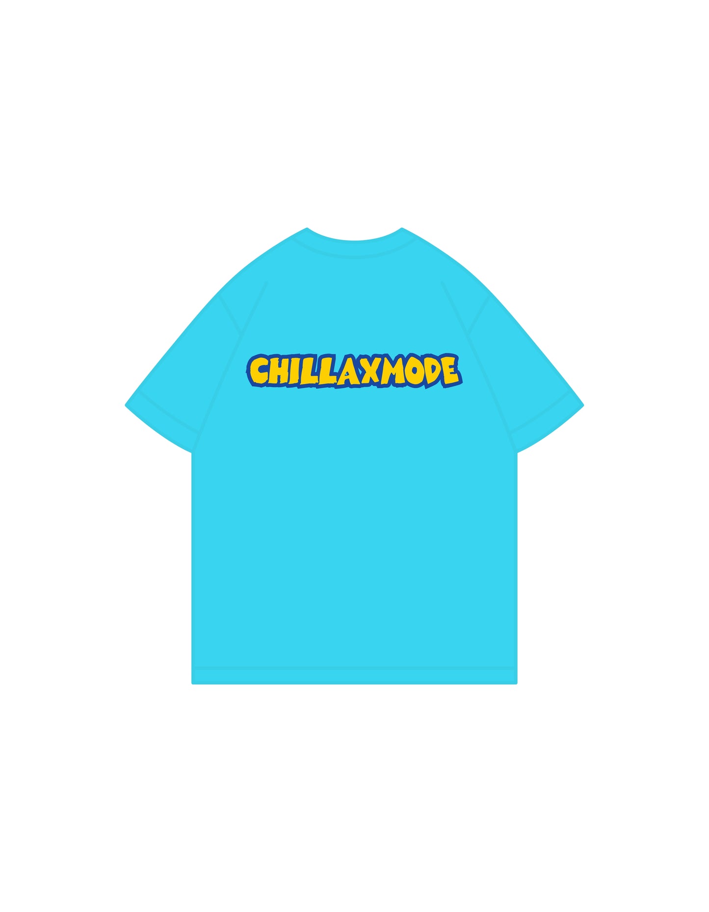 Chillaxmode Tee – Kids Unisex Loose Fit | Blue