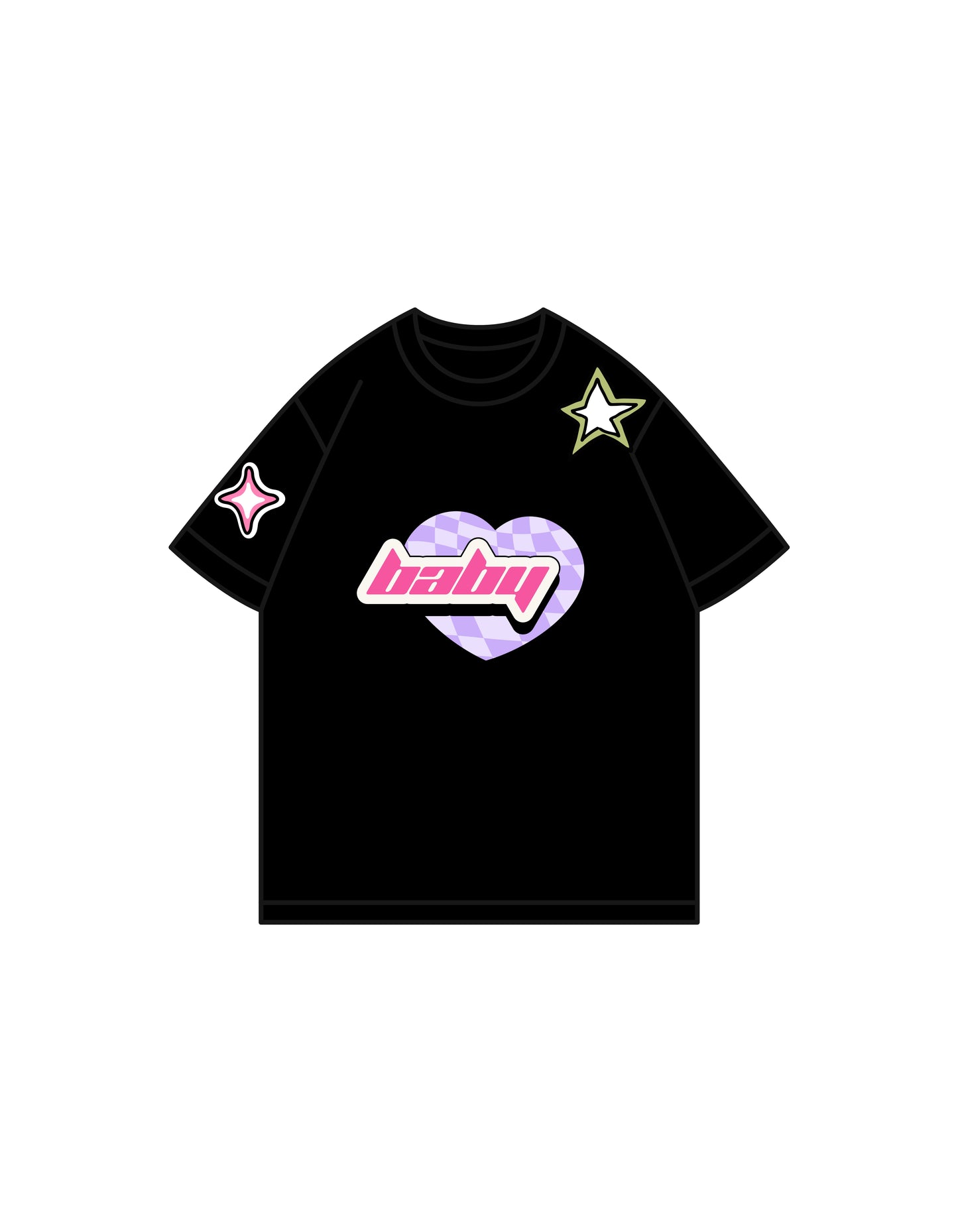 Lil Rebel Tee – Kids Unisex Loose Fit | Black