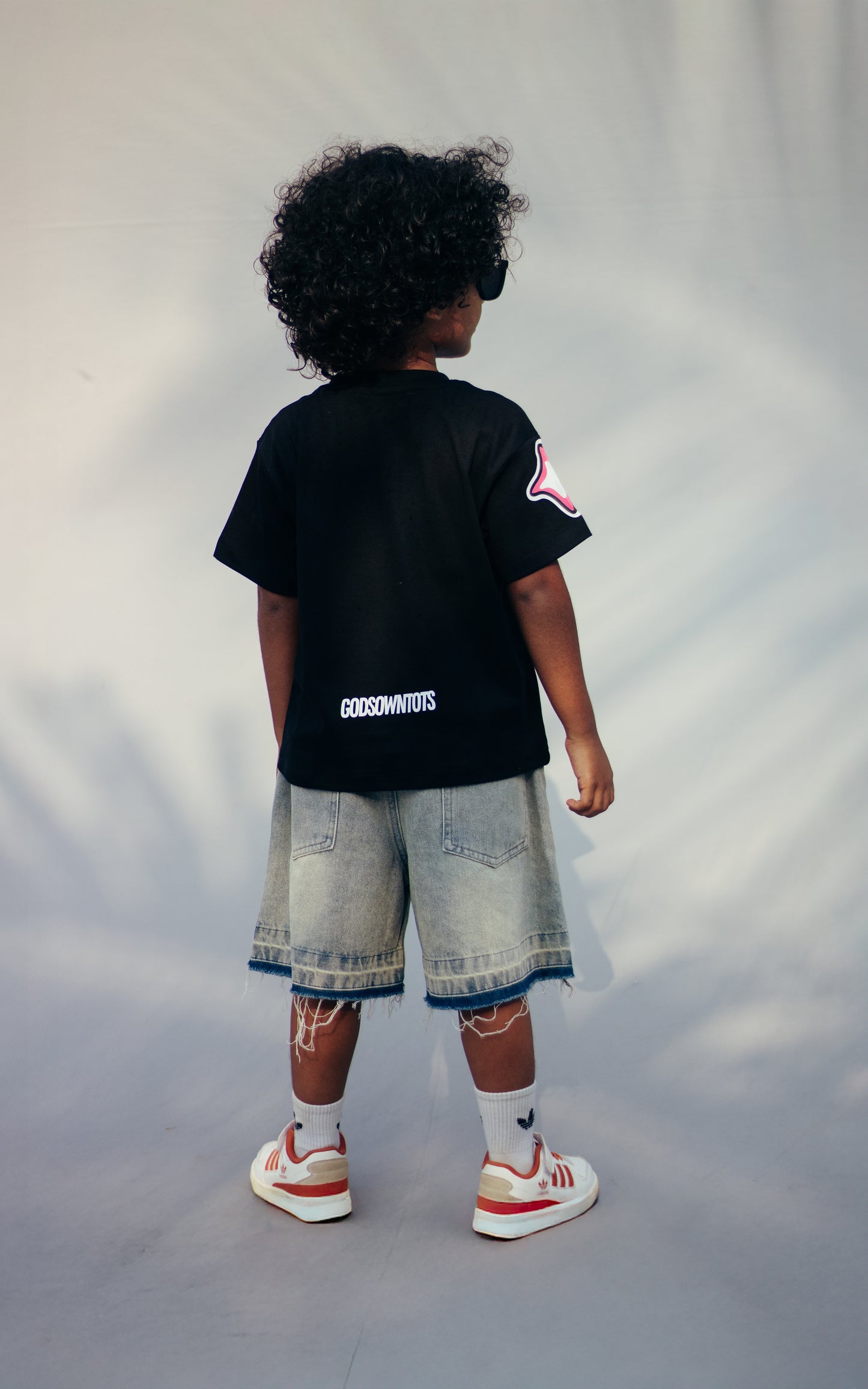 Lil Rebel Tee – Kids Unisex Loose Fit | Black